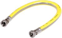 Raminex Superflex Premium RVS gasslang - 125cm - Gastec QA Keurmerk - Hittebestendig - Onbeperkte levensduur - Flexibel