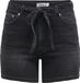 Only Broek Onlgianna Mw Belted Shorts Azg Dnm 15340706 Washed Black Dames Maat - S