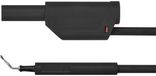 Schützinger câble adaptateur fiche 4 mm point de test 50,00 cm noir 1 pièce(s)