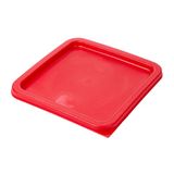 Garcia de Pou Deksels voor Voedselcontainer, 23,2 x 23,2 x 1 cm, Rood, One Size