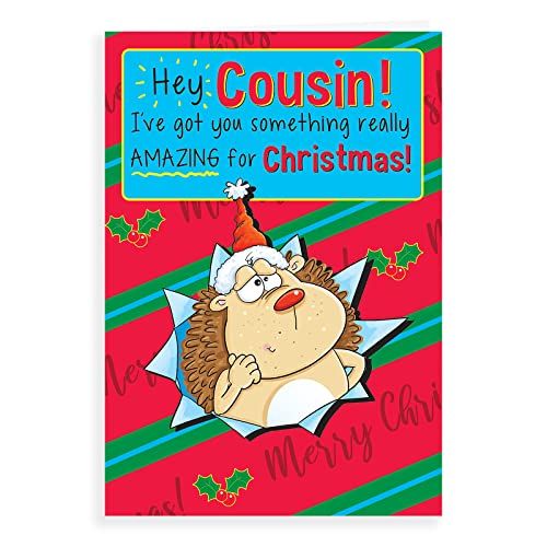 Humor Kerstkaart neef - 9 x 6 inch - Regal Publishing