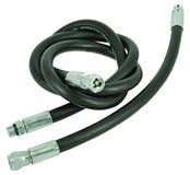 Best Divers garde standaard/rubber, manometer 30 cm, 7/16 f, zwart