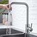 ONECE Robinet de cuisine - Haute pression - Avec douchette extractible - 2 types de jet