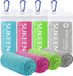 Merkloos Goodivery ® Verfrissende Sporthanddoeken Set voor Wandelen, Rennen en Reizen - Multi - Fitness & Training