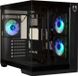 BITFENIX Boîtier PC Triton Cube, noir, verre trempé, USB-C, A-RGB, 3 ventilateurs