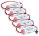 Vhbw 5x Pile Compatible Avec Mitsubishi Q25prhcpu Système De Contrôle (1800mah, 3v, Li-ion)