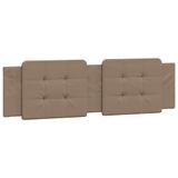VidaXL Hoofdeind & Voeteind Cappuccino 180 cm