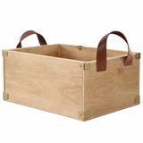 vidaXL Leren riem Bruin 200 x 4 cm