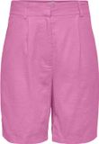 ONLY ONLCARO HW LONG LINEN BLEND SHORTS TLR Shorts pour femmes Fuchsia Pink Taille 36
