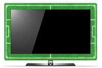 KANGURU iDesign Goal TV Frame 32" Forex, meerkleurig
