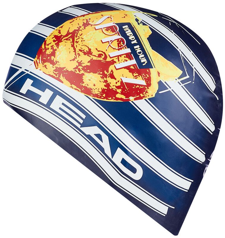 Head Silicone Sketch Pet, blauw/bont