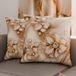 PETTI Artigiani Italiani - Paar kussenslopen 50 x 50 cm van microvezel, decoratief kussen voor slaapkamer, bank, woonkamer, set van 2 kussenslopen, bloemenpatroon 06 13, 100% Made in Italy
