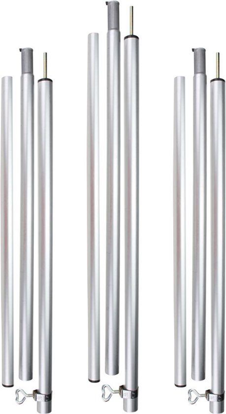 Campking luifelstokkenset sunsation aluminium 22 mm