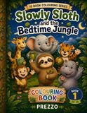 Slowly Sloth and the bedtime Jungle Colouring Book
