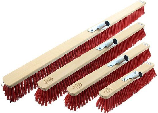 Merkloos Kerbl Stalbezem Rood 100cm