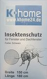 Insectenwerende vliegenhor voor dakramen en ramen, met ritssluiting, 150 x 180 cm