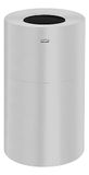 Rubbermaid Commercial Products 35 gal aluminium 2 stuks open top indoor afvalemmer