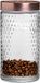 Urban Living Pot de conservation Blair - 1.5L - verre - couvercle en cuivre