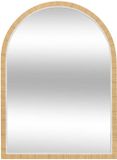 ATMOSPHERA CREATEUR D'INTERIEUR Wandspiegel THEA boogvorm houteffect 55 x 75 cm Marron tonka