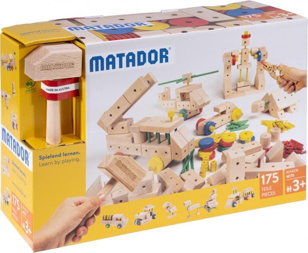 Matador Maker 175-delig - Hout