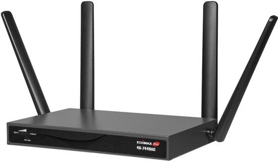 Edimax 4G-7449AC draadloze router Dual-band (2.4 GHz / 5 GHz) Zwart