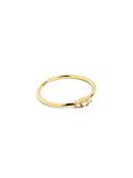 SINGULARU - Trini Spark Ring - 925 sterling zilveren ring met 18 karaat vergulde afwerking