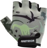 Halfvinger Meteor Kids S Dinosaurs - Fietshandschoenen - Kindermaten, Dinosaurusprint
