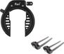 AXA Ren 2 Ringslot Zwart + Flex Mount Bevestigingsset - Kinderfiets