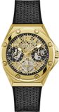 Guess Asteria GW0620L2 Dameshorloge - Goudkleurig/Zwart