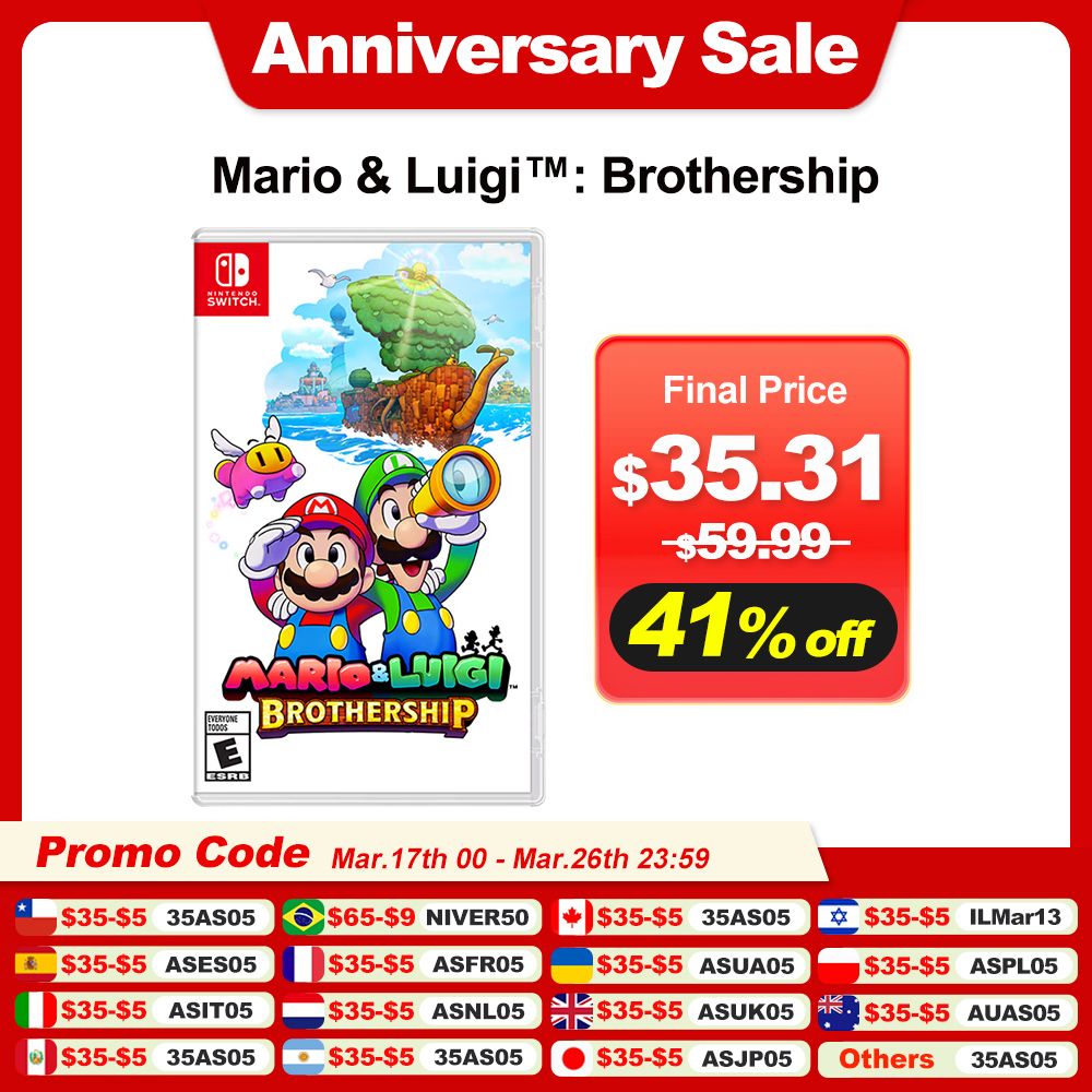 Nintendo Mario & Luigi: Brothership - Nintendo Switch - Physical Game