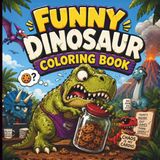 Funny Dinosaur Coloring Book