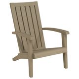 VidaXL Adirondack Tuinstoel Polypropyleen Lichtbruin