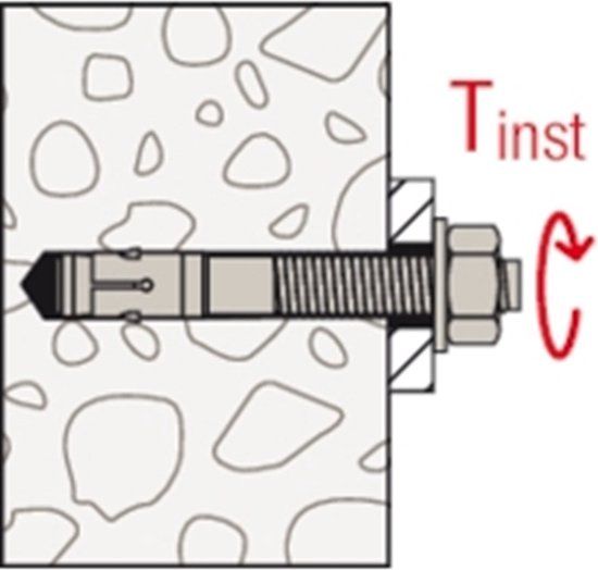 fischer FBN II 12/10 Doorsteekanker - M12 (20 stuks)