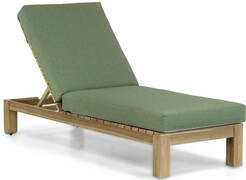 Santika Furniture Santika Arlington lounger met green kitsilano kussen