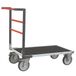Fimm Plateauwagen vast duwbeugel - Houten plateau 1000x600mm - 600kg