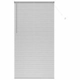 VidaXL Venetiaanse jaloezie zilver 130 x 125 cm 25 mm Aluminium