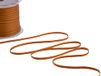 Furlanis - Dubbel satijnen lint, Italiaanse stof - donkeroranje, 3 mm x 50 m