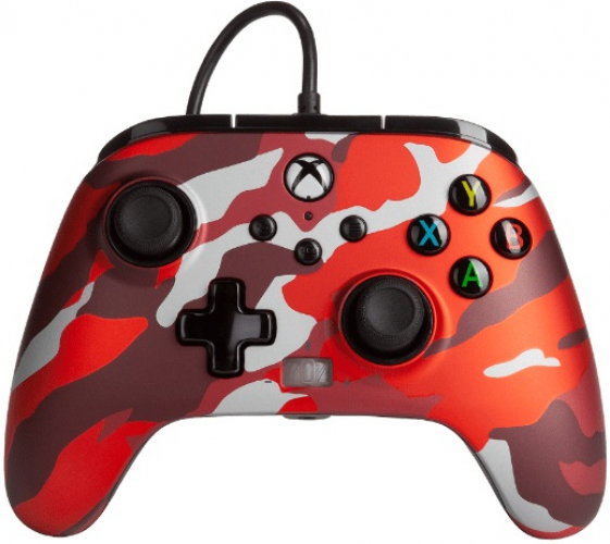 Power A PowerA Enhanced Wired Controller - Metallic Red Camo