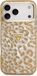 Guess Back Cover Case - iPhone 17 Pro - Brown - MagSafe - Leopard Glitter Edition