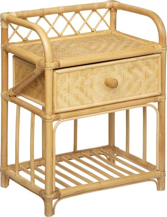 Atmosphera Aoni Nachtkastje - Rotan & Bamboe - Kinderkamer - Beach Style