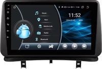 Happiq Autoradio avec Bluetooth, CarPlay, Convient pour Apple et Android, Navigation, pour Renault Clio 3 (2005-2014)
