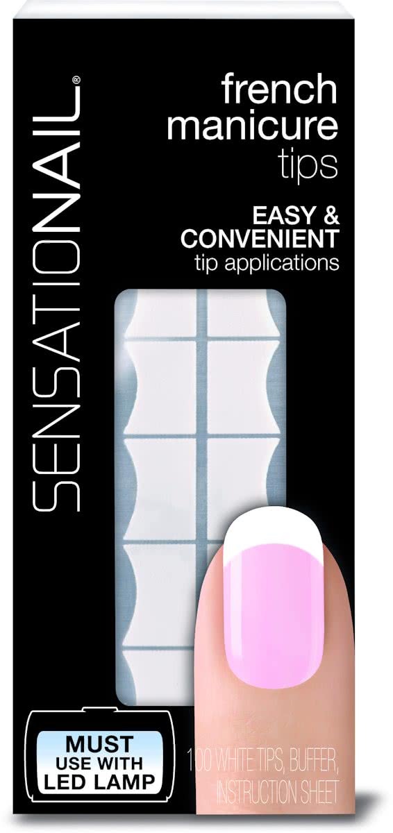 Sensationail SensatioNail French Manicure White Tips