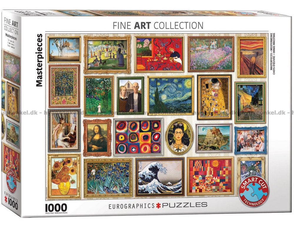 Eurographics Masterpieces Puzzel (1000 stukjes)