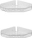 Tatay Hoekmand 2-pack Serenity, aluminium, wit, 20 x 20 x 5,5 cm