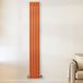 Orange Radiateur design vertical – Sunset Orange – 178 cm x 23,6 cm – Rang double – Vitality