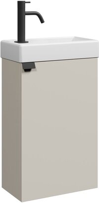 Badplaats Toiletmeubel Apollo 40 x 22 cm - Beige - Fonteinmeubel met Wastafel