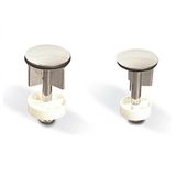 Acquastilla 116330 cap van verchroomd messing met PVC, meerkleurig