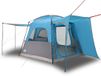 vidaXL Autotent 4-persoons waterdicht blauw