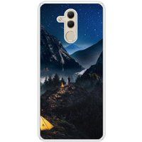 Huawei Bedrukt siliconen hoesje compatibel met Mate 20 Lite Seul en Montagne