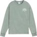 PUMA PUMA CLASS Comfort Washed Crew TR Dames sporttrui - Green Moon